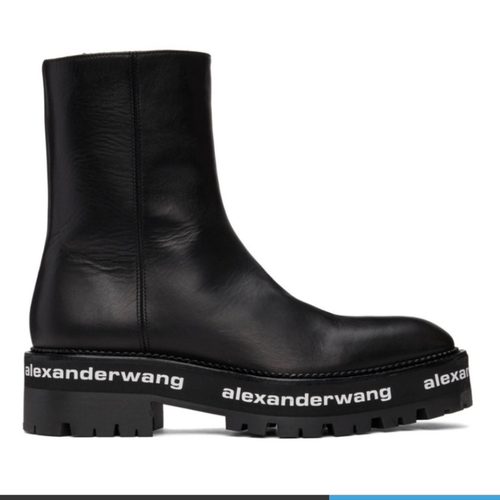 Alexander Wang Black Ankle Booties
